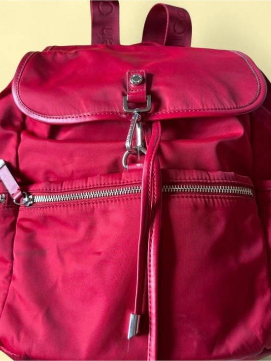 Calvin Klein Handbags - 🦋Calvin Klein Hot Pink Nylon Backpack with Silver Hardware